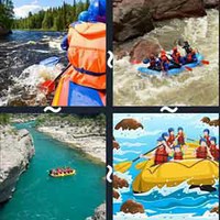 4 Pics 1 Word Rafting