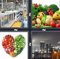 4 Pics 1 Word Produce