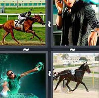4 Pics 1 Word Jockey