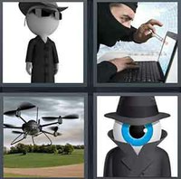 4 Pics 1 Word Levels Spy
