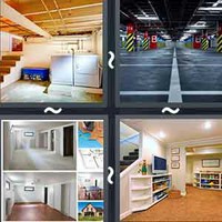 4 Pics 1 Word Levels Basement