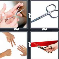 4 Pics 1 Word Levels Scissors