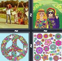 4 Pics 1 Word Levels Hippie