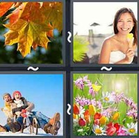 4 Pics 1 Word Seasons