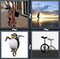 4 Pics 1 Word Levels Unicycle