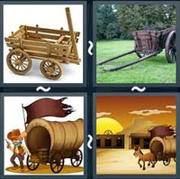 4 Pics 1 Word Wagon
