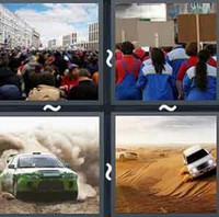 4 Pics 1 Word Levels Rally