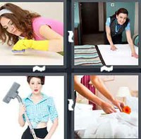 4 Pics 1 Word Maid