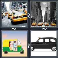 4 Pics 1 Word Taxi