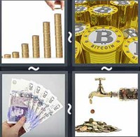 4 Pics 1 Word Levels Money