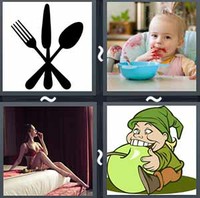 4 Pics 1 Word Levels Eat