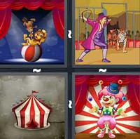 4 Pics 1 Word Circus