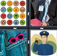 4 Pics 1 Word Levels Badge