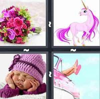 4 Pics 1 Word Levels Pink