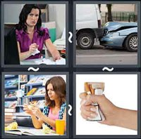 4 Pics 1 Word Crumple
