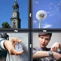 4 Pics 1 Word Levels Clock