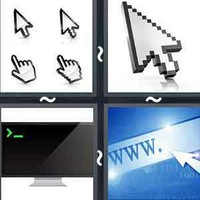 4 Pics 1 Word Cursor