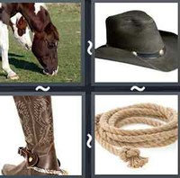 4 Pics 1 Word Levels Cowboy