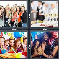 4 Pics 1 Word Levels Party