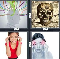 4 Pics 1 Word Head