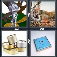 4 Pics 1 Word Levels Tin