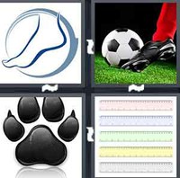 4 Pics 1 Word Foot