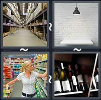 4 Pics 1 Word Shelf