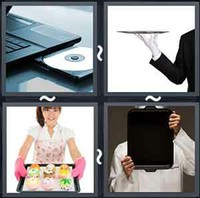4 Pics 1 Word Tray
