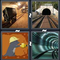 4 Pics 1 Word Levels Tunnel