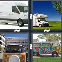 4 Pics 1 Word Levels Van