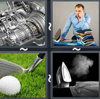 4 Pics 1 Word Iron