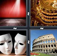 4 Pics 1 Word Levels Theatre