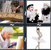 4 Pics 1 Word Levels Art
