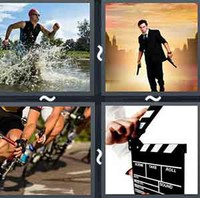 4 Pics 1 Word Levels Action