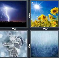 4 Pics 1 Word Weather