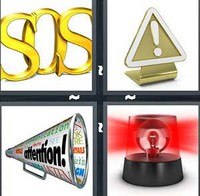 4 Pics 1 Word Levels Alert