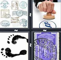 4 Pics 1 Word Stamp