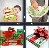 4 Pics 1 Word Levels Font