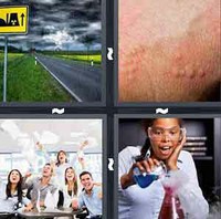 4 Pics 1 Word Reaction