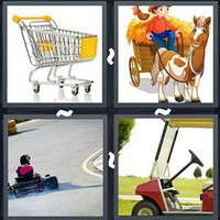 4 Pics 1 Word Cart