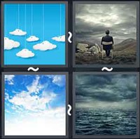 4 Pics 1 Word Levels Cloudy