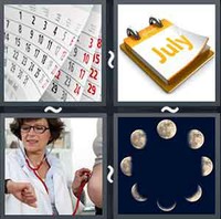 4 Pics 1 Word Levels Month