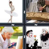 4 Pics 1 Word Levels Art