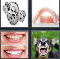 4 Pics 1 Word Teeth