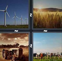 4 Pics 1 Word Levels Farm