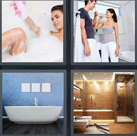 4 Pics 1 Word Bathroom