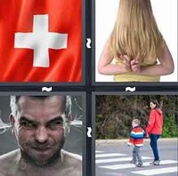 4 Pics 1 Word Cross