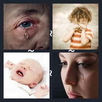 4 Pics 1 Word Crying