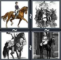 4 Pics 1 Word Horseman