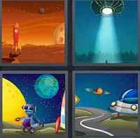 4 Pics 1 Word Ufo